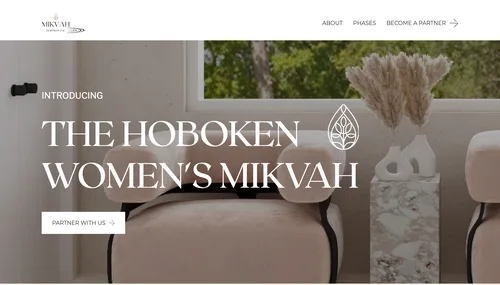 Hoboken Women's Mikvah building campaign site
