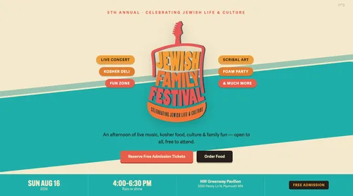 Jewish Family Festival site for Chabad Maple Grove